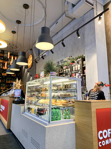 Coffeeshop Company, сеть венских кофеен - освещение рис.15